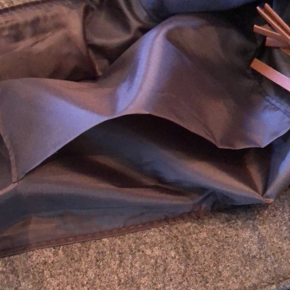 Wool look & faux leather braided shoulder straps and tassel large tote bag - Picture 5 of 10